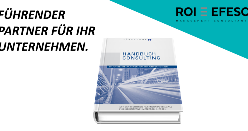 ROI-EFESO again in the Lünendonk Handbook Consulting